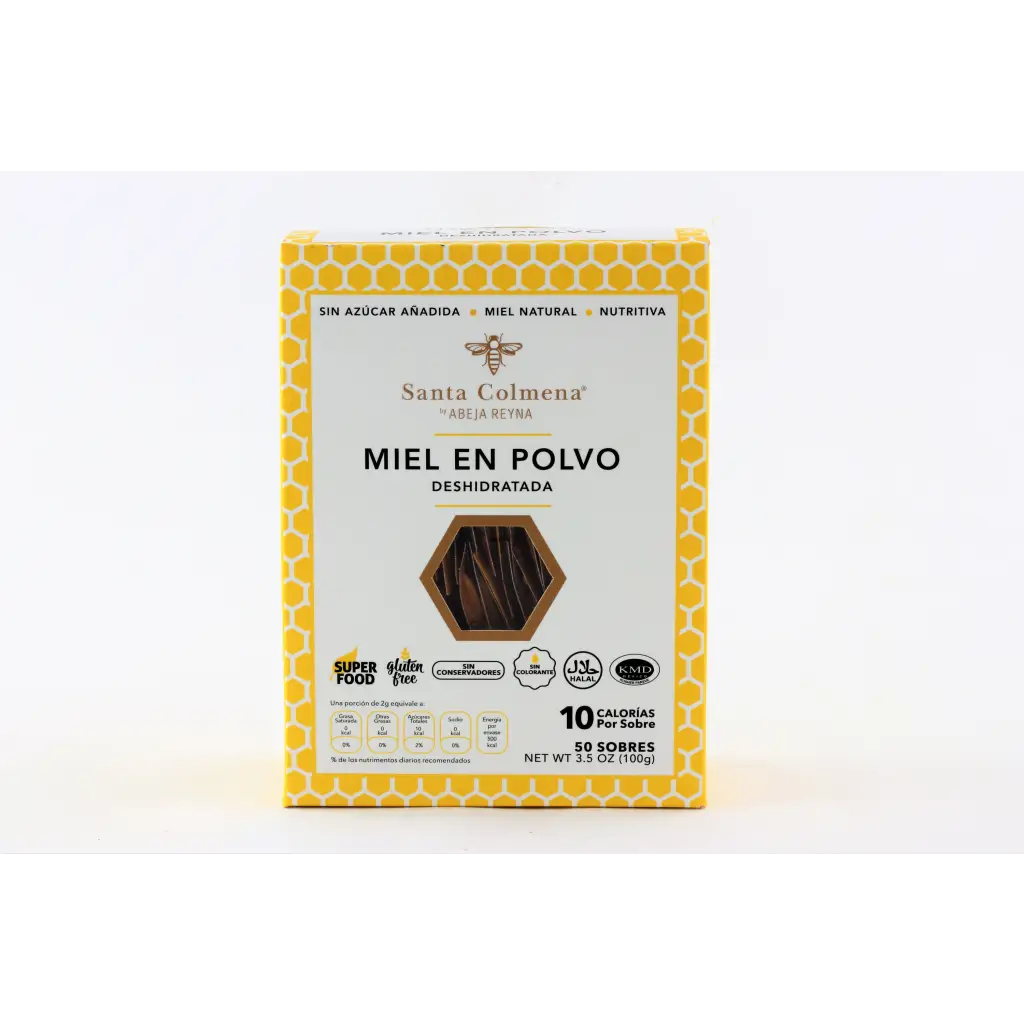 Miel en Polvo Santa Colmena 50 sobres 2g - Miel en polvo