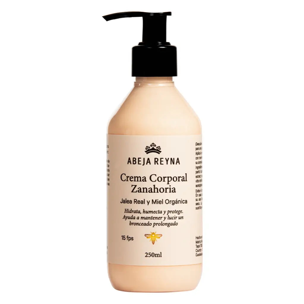 Crema Corporal Orgánica Zanahoria y Jalea Real - 250ml