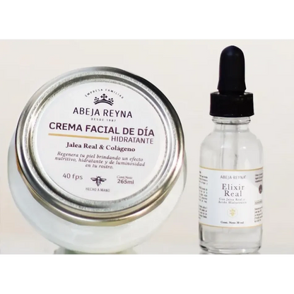 Crema Facial + Elixir real sérum facial