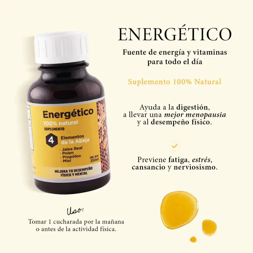 Energético Suplemento Alimenticio Abeja Reyna