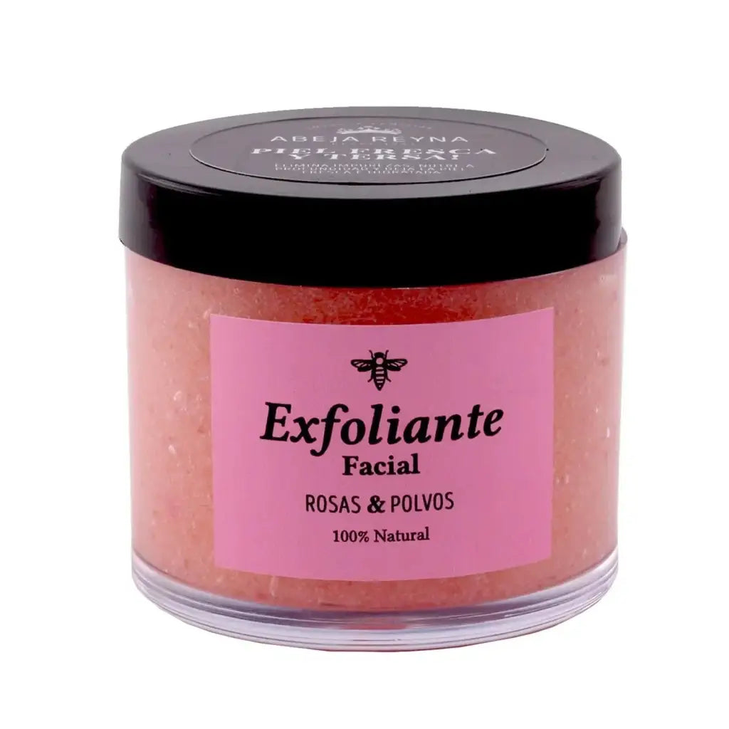 Exfoliante Facial de Rosas y Polvos Abeja Reyna