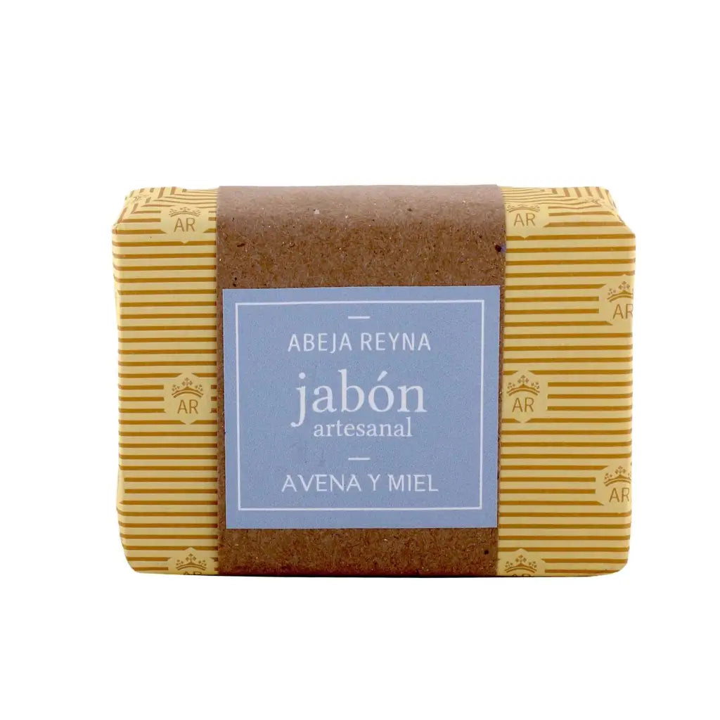 Jabón Artesanal Avena y Miel Abeja Reyna