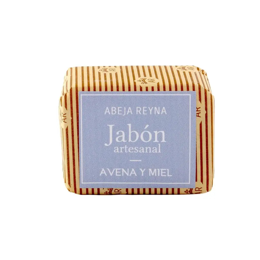 Jabón Artesanal Avena y Miel Abeja Reyna