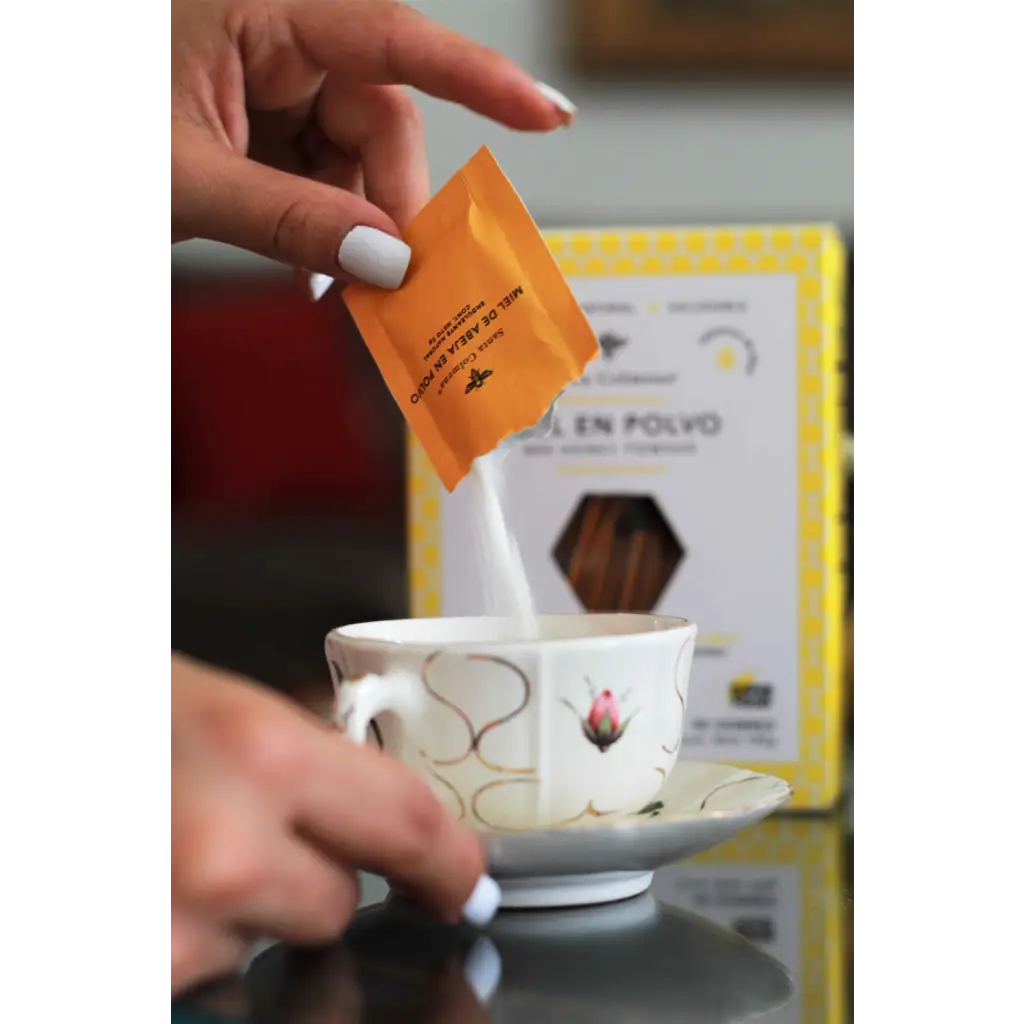 Miel en Polvo Santa Colmena 50 sobres 2g Abeja Reyna